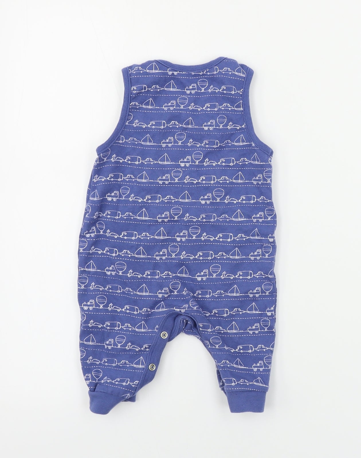 Mini Club Boys Blue   Babygrow One-Piece Size 0-3 Months