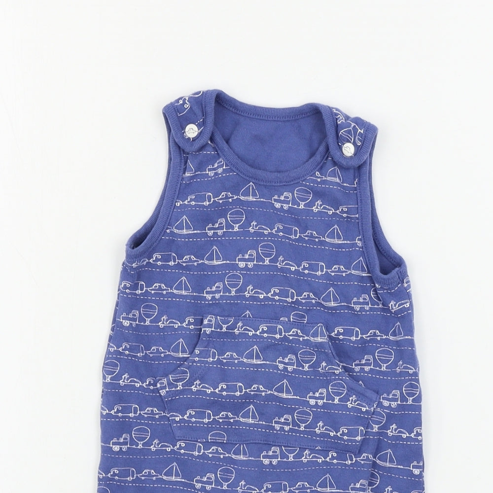 Mini Club Boys Blue   Babygrow One-Piece Size 0-3 Months
