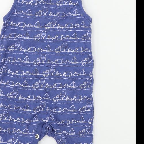 Mini Club Boys Blue   Babygrow One-Piece Size 0-3 Months