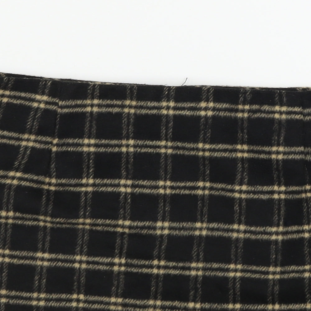 Atmosphere  Womens Black Check  A-Line Skirt Size 12