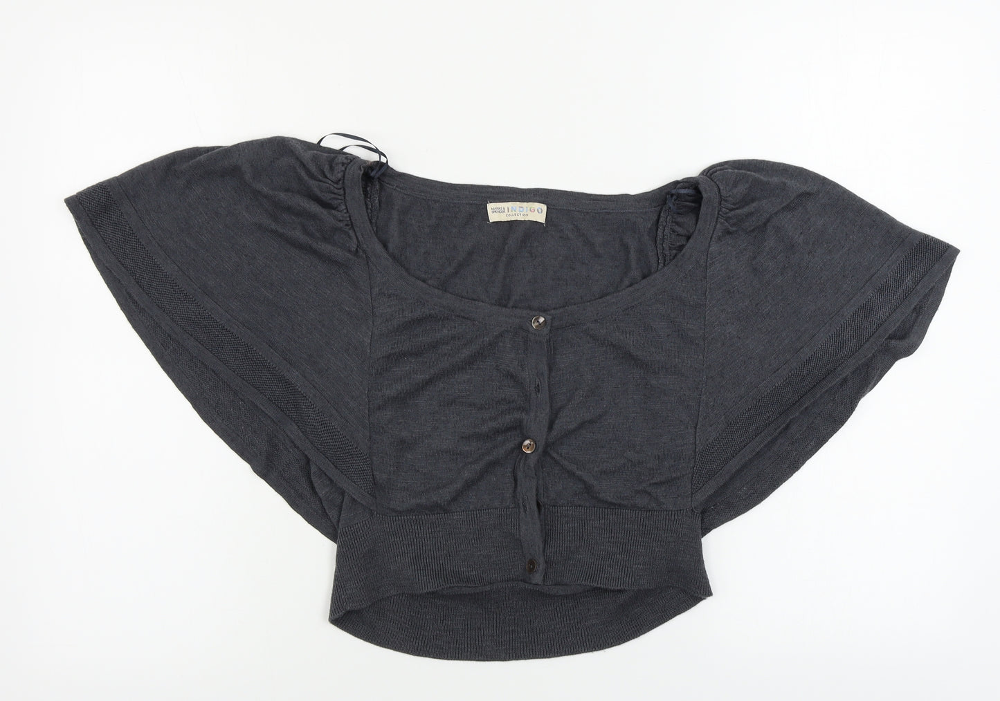 Marks and Spencer  Womens Grey   Cardigan Jumper Size 12
