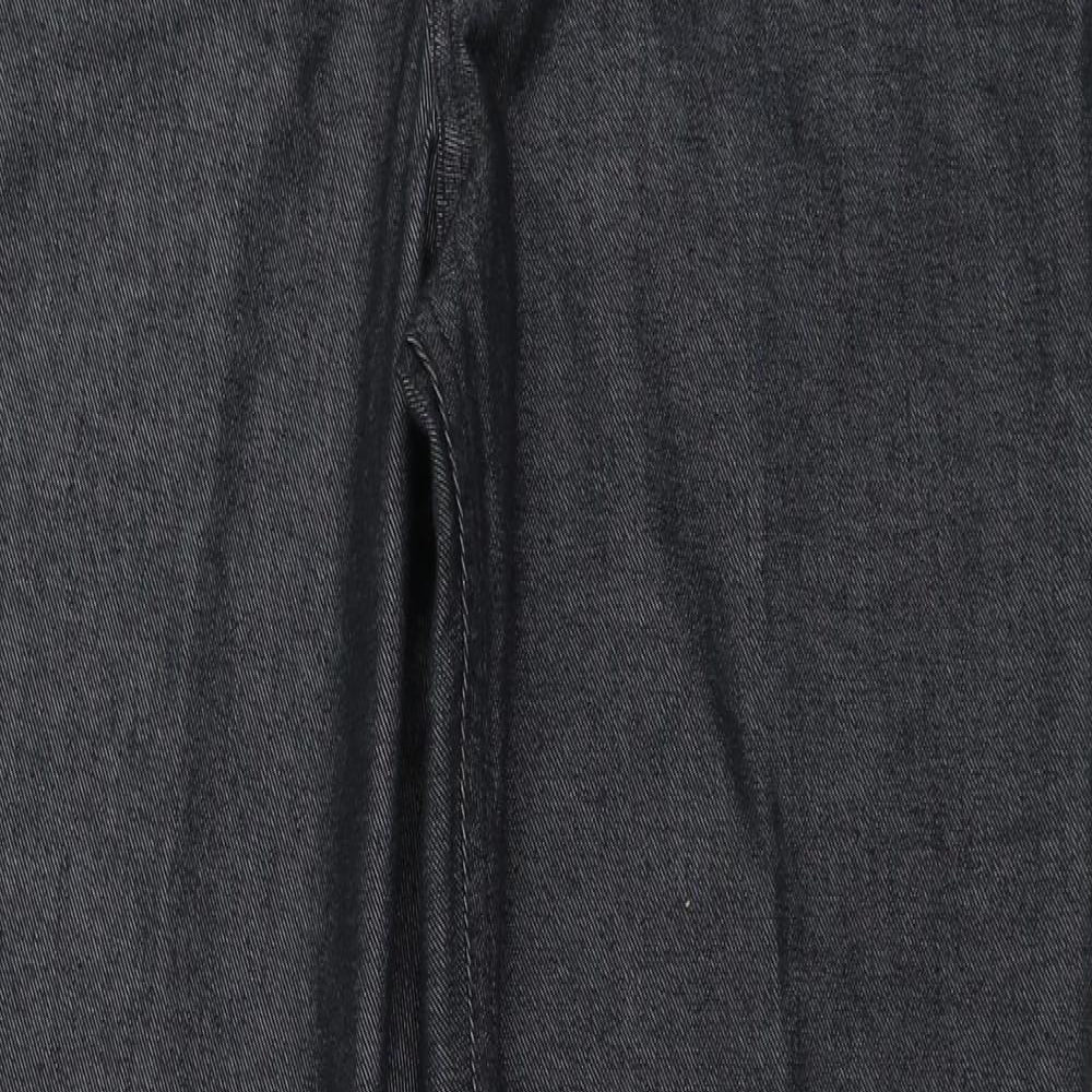 Marks and Spencer  Womens Grey   Straight Jeans Size 12 L26 in