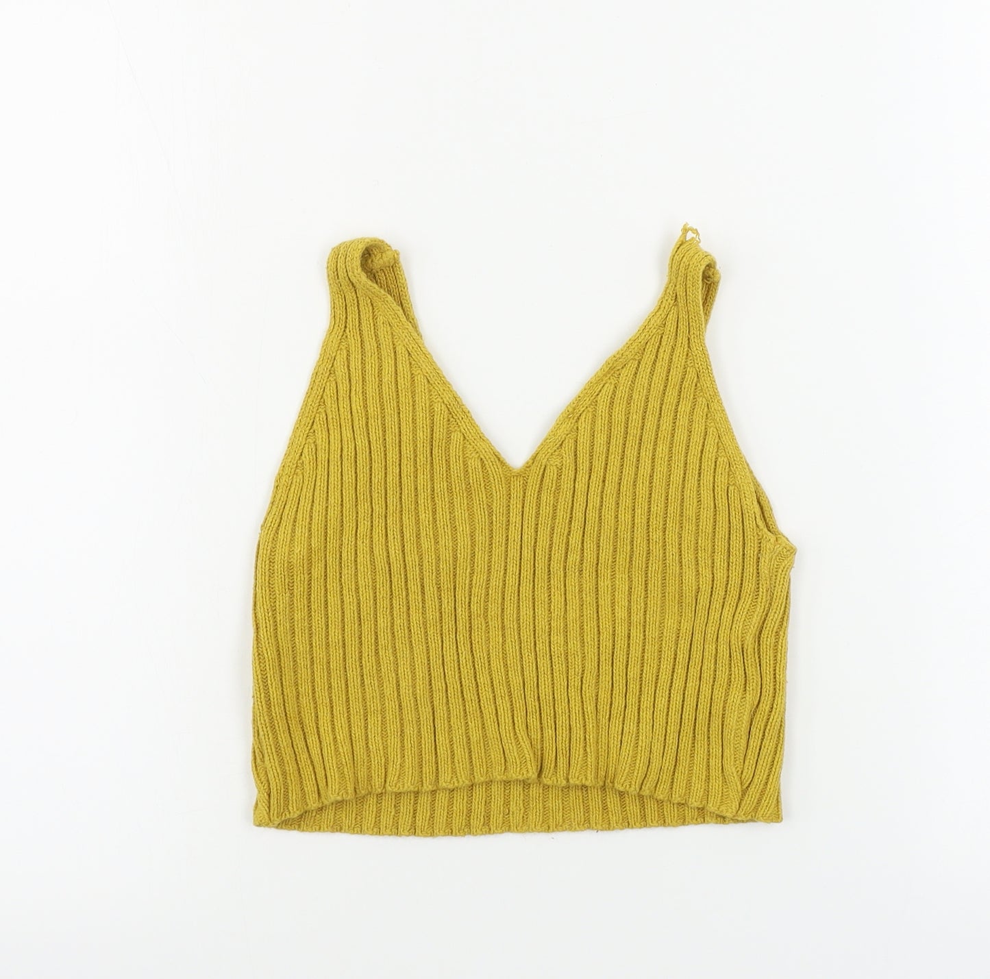 Oyisis  Womens Yellow   Basic Tank Size M