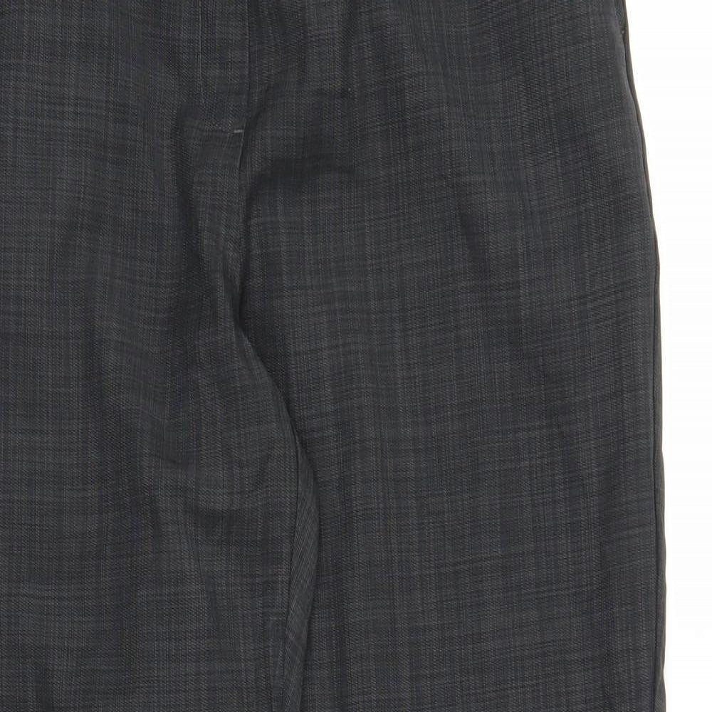 M&S Womens Grey   Capri Trousers Size 14 L23 in
