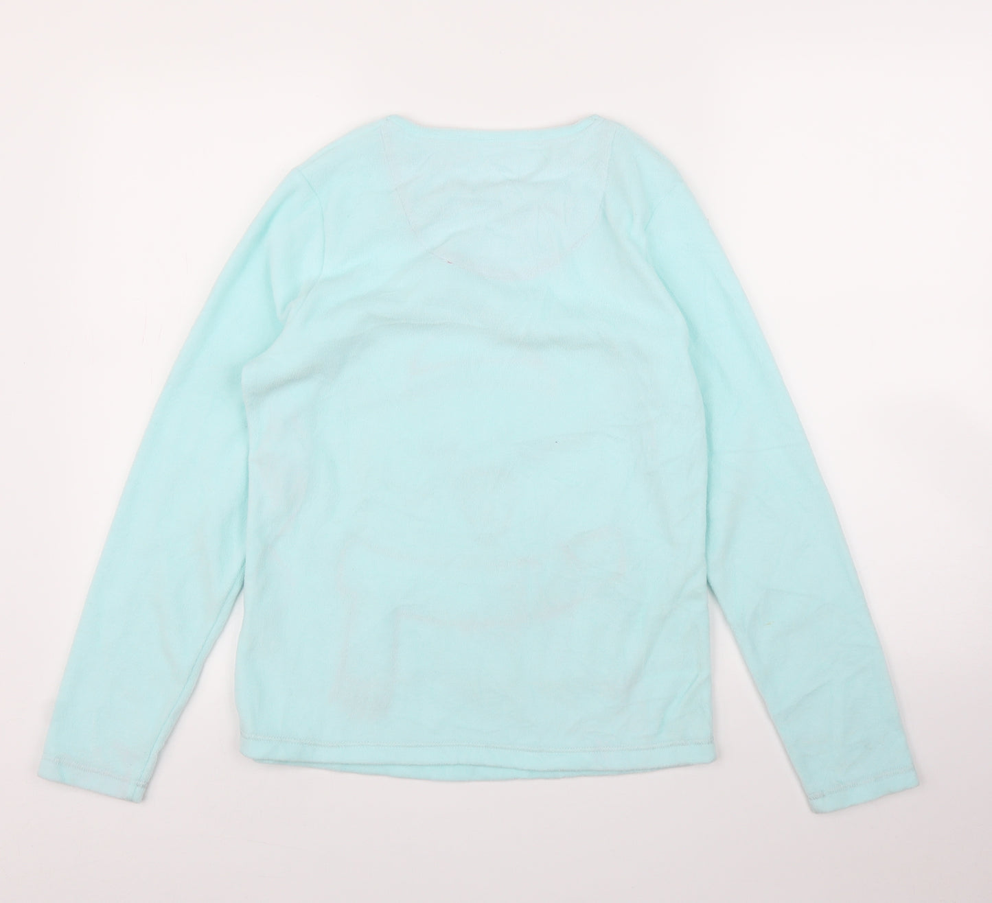 TU Womens Blue Solid  Top Pyjama Top Size 8