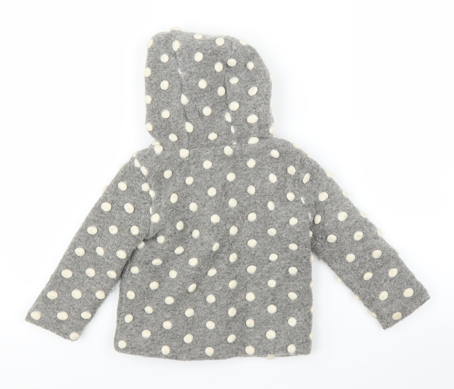 F&F Girls Grey   Overcoat Coatigan Size 18-24 Months