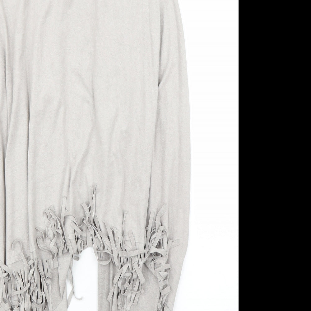 Boohoo Womens Grey   Cardigan Jumper Size M