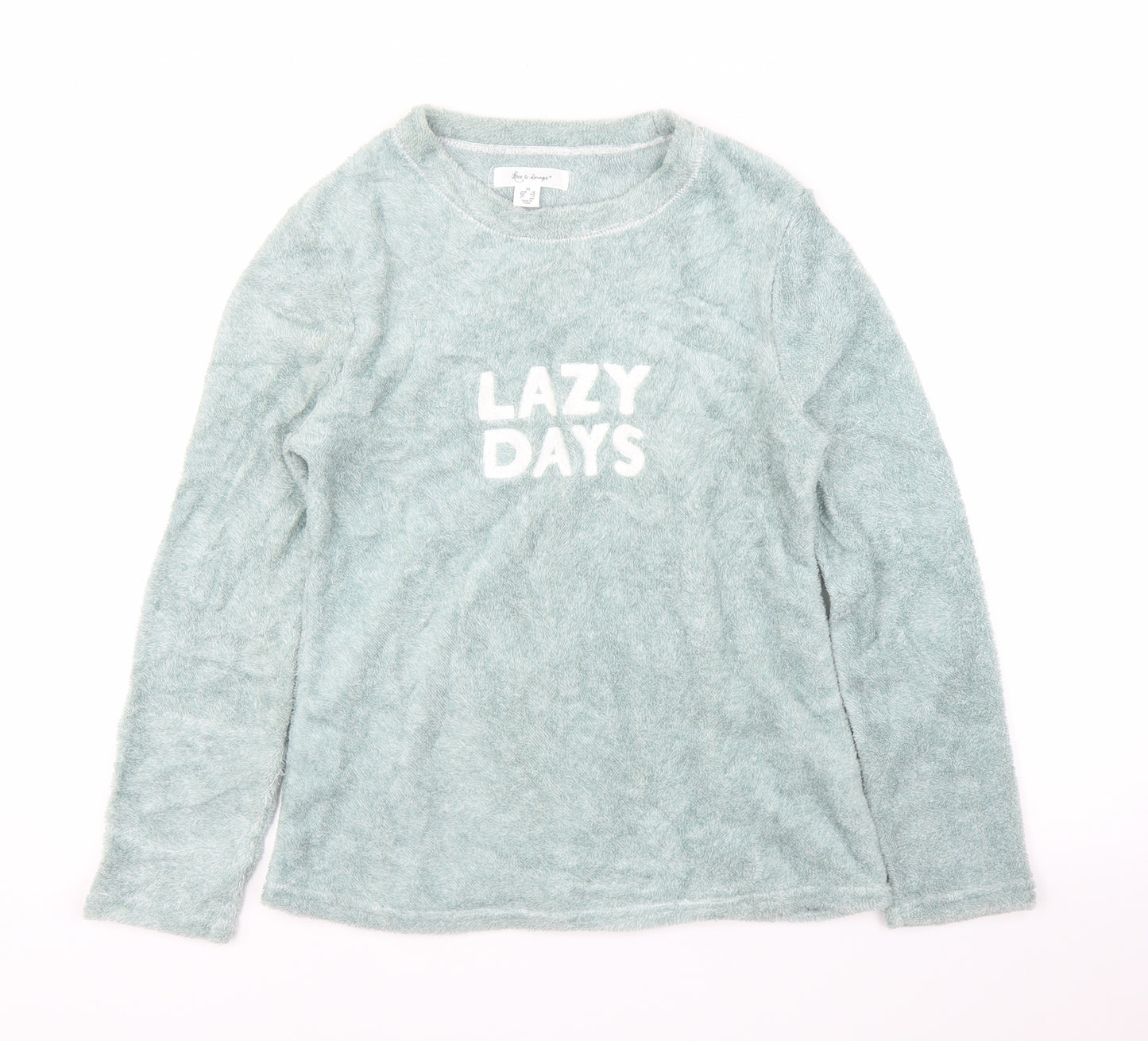Primark Womens Green Solid  Top Pyjama Top Size XS