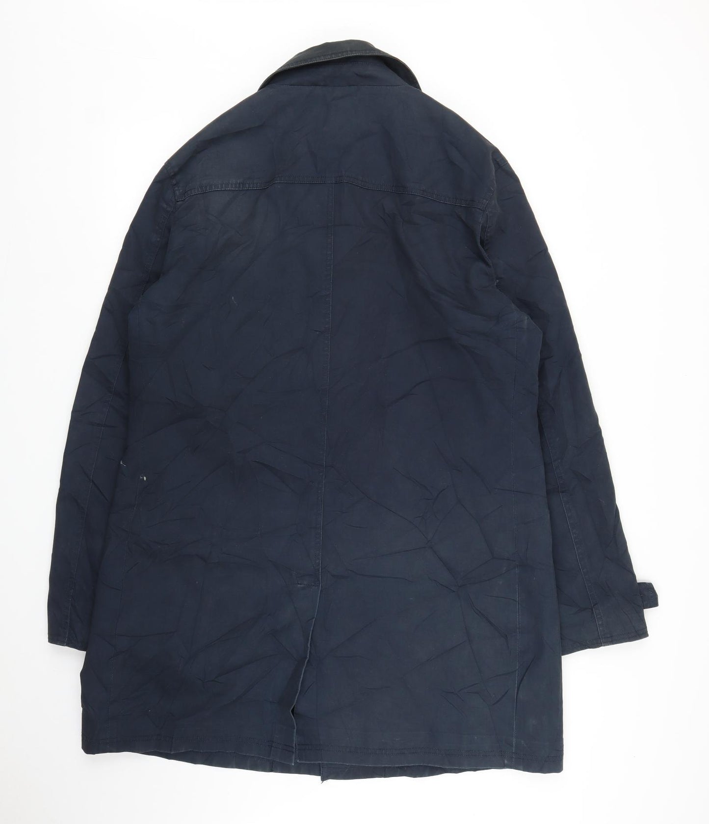 Primark Mens Blue   Trench Coat Coat Size XL