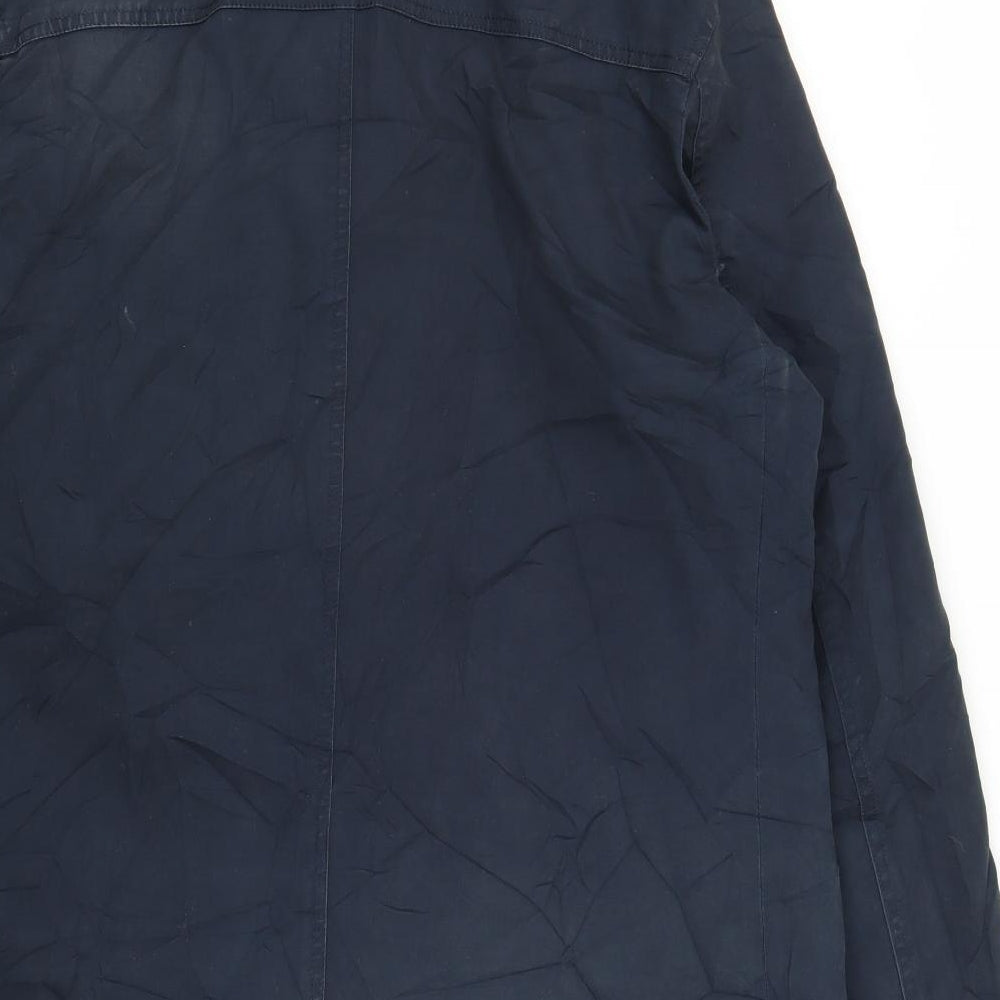 Primark Mens Blue   Trench Coat Coat Size XL