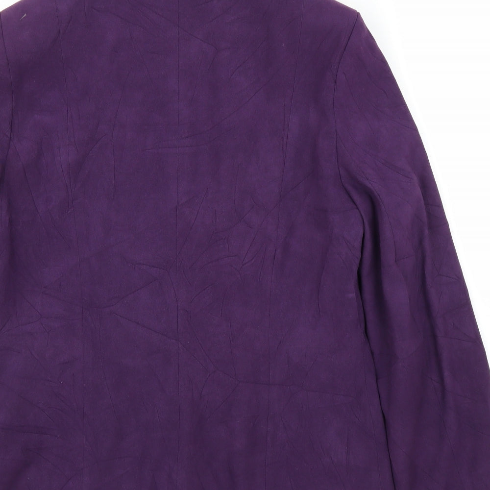 EWM Womens Purple   Cardigan Jumper Size 10