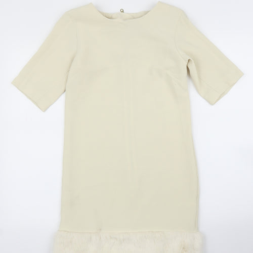 Topshop Womens Ivory   Shift  Size 6