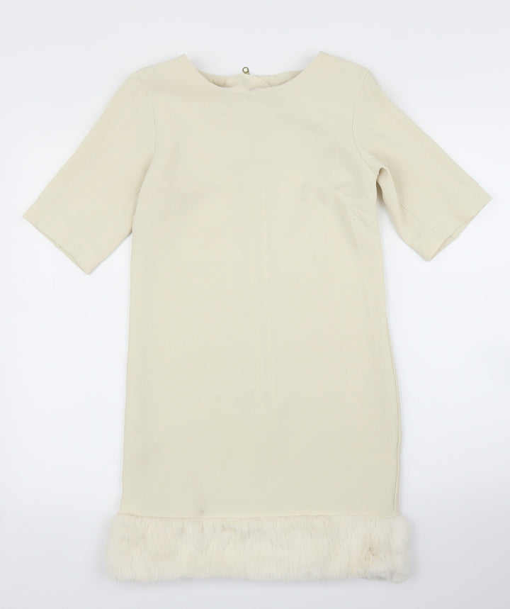 Topshop Womens Ivory   Shift  Size 6