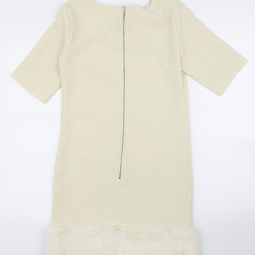 Topshop Womens Ivory   Shift  Size 6