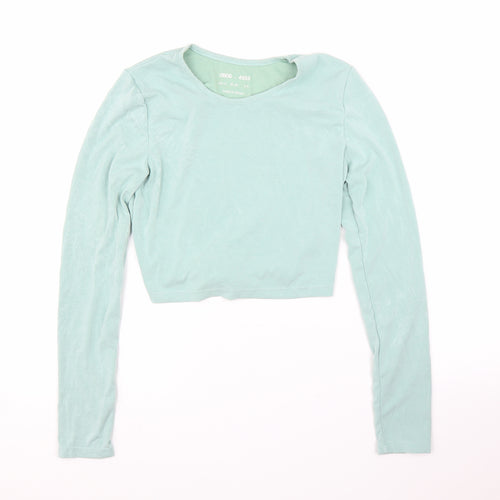 ASOS Womens Green   Cropped Blouse Size 12