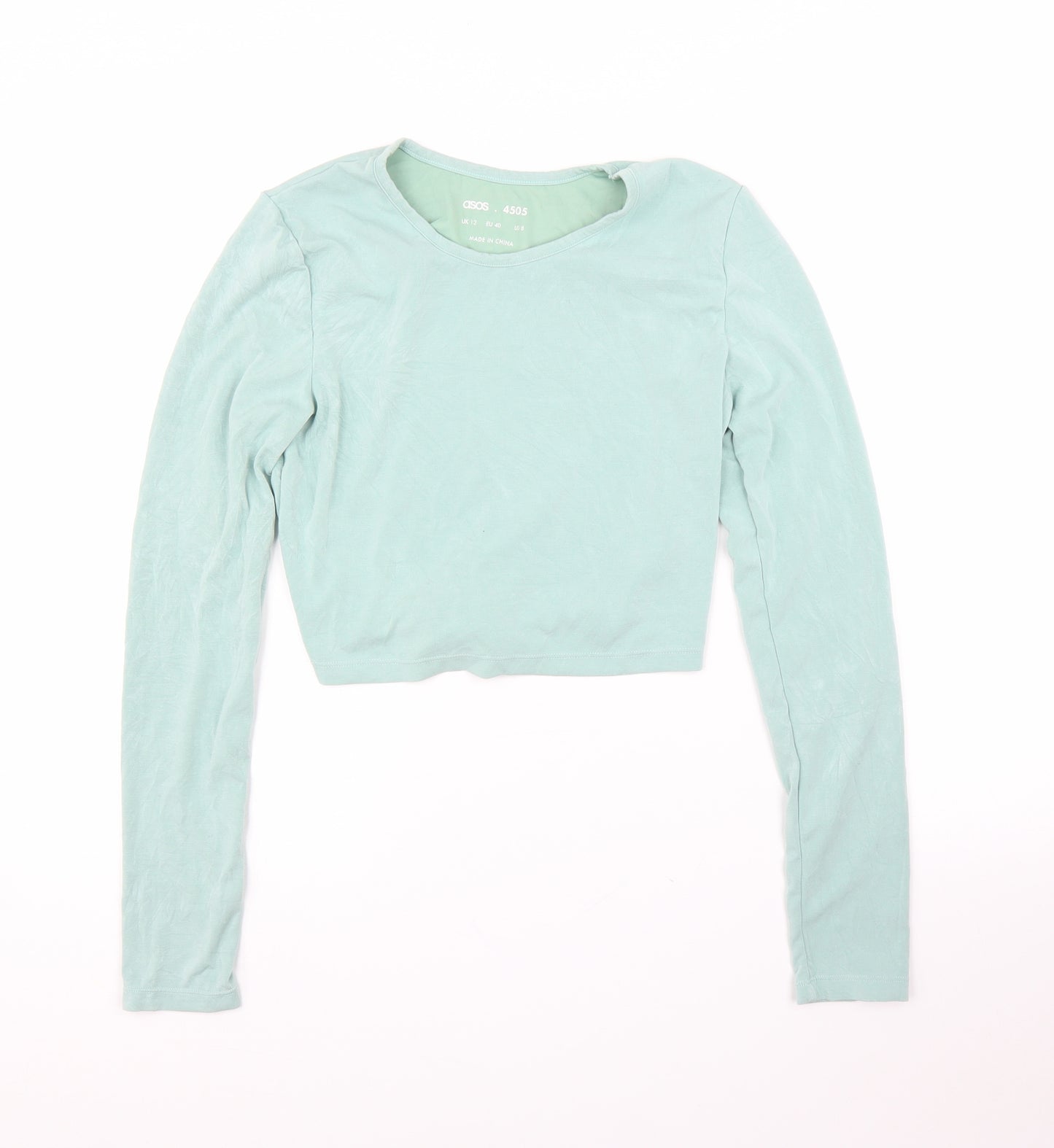 ASOS Womens Green   Cropped Blouse Size 12