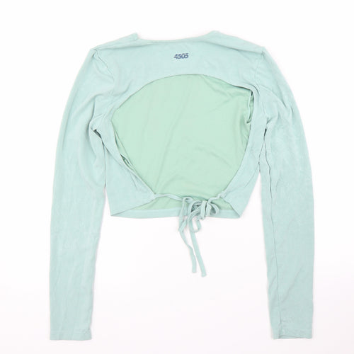 ASOS Womens Green   Cropped Blouse Size 12