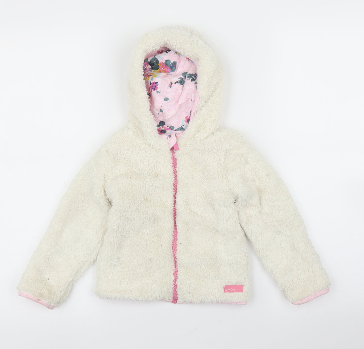 Joules Girls White   Jacket Coatigan Size 12 Months