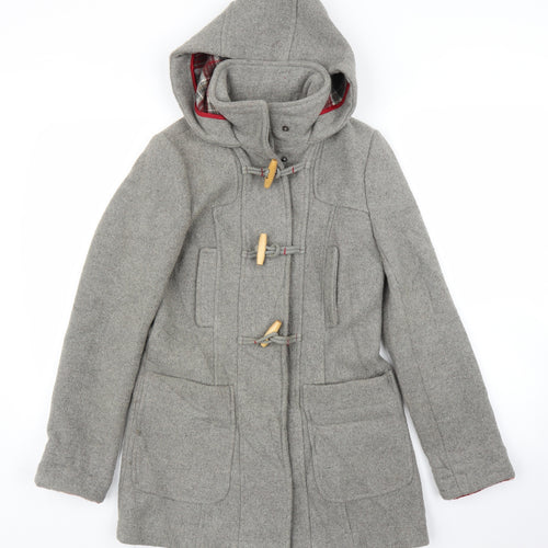 Primark Womens Grey   Overcoat Coat Size 6
