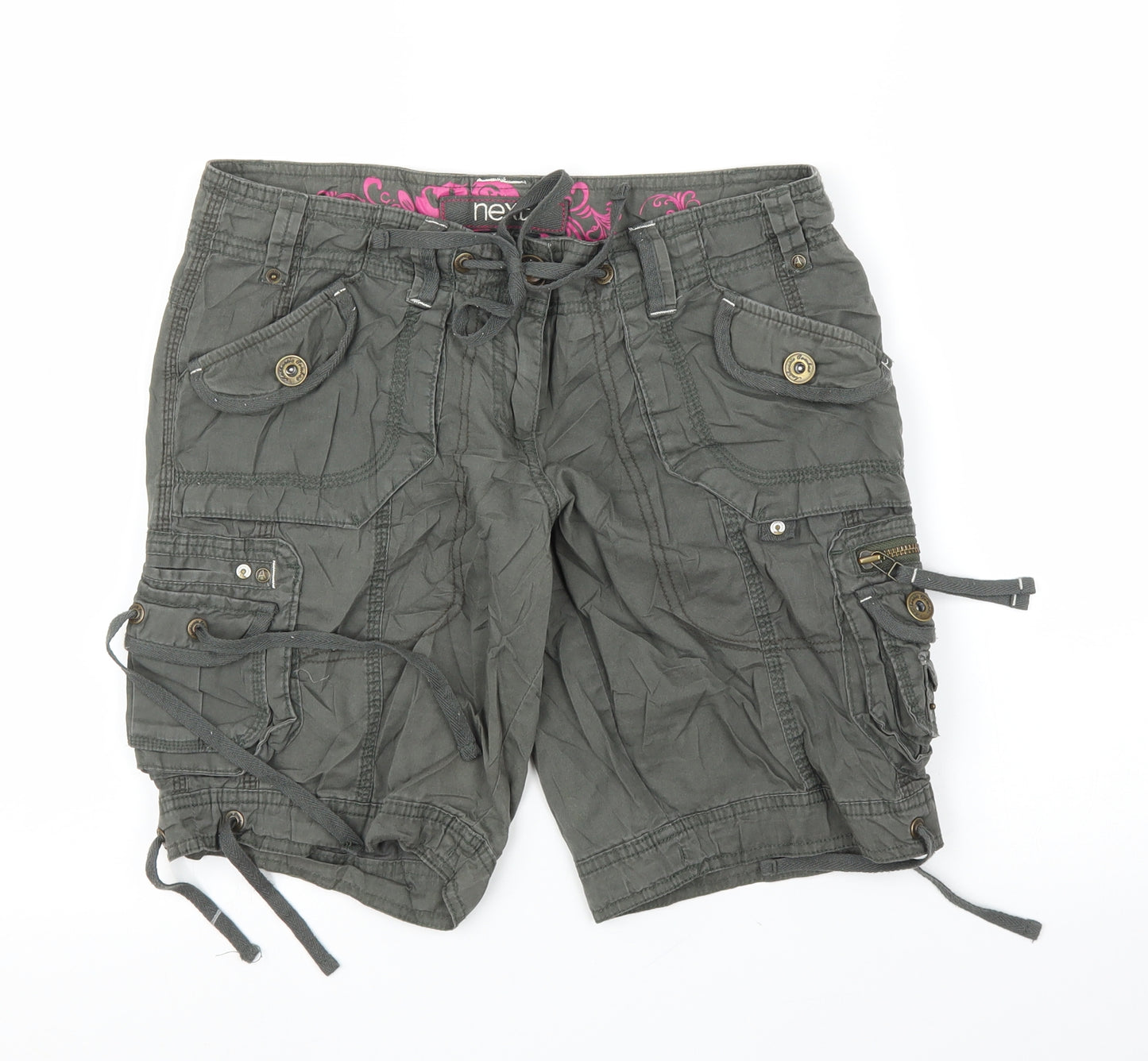 NEXT Womens Green   Cargo Shorts Size 10