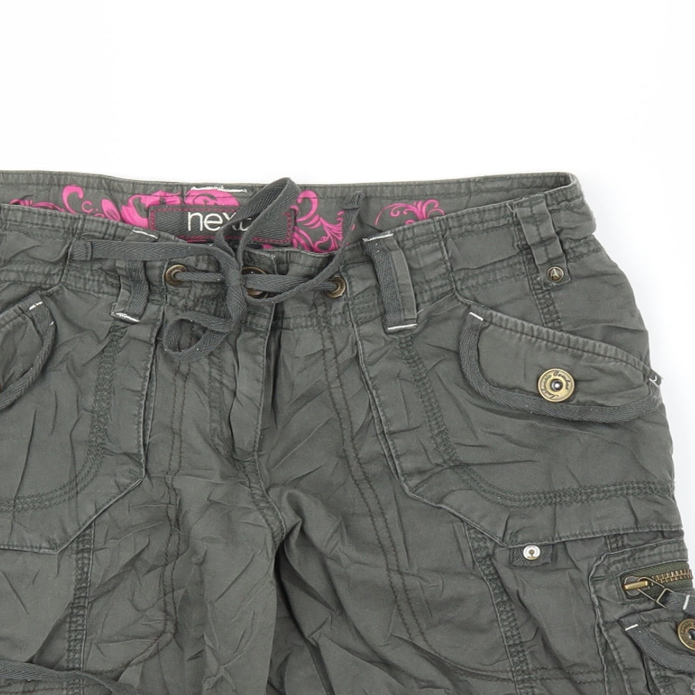 NEXT Womens Green   Cargo Shorts Size 10