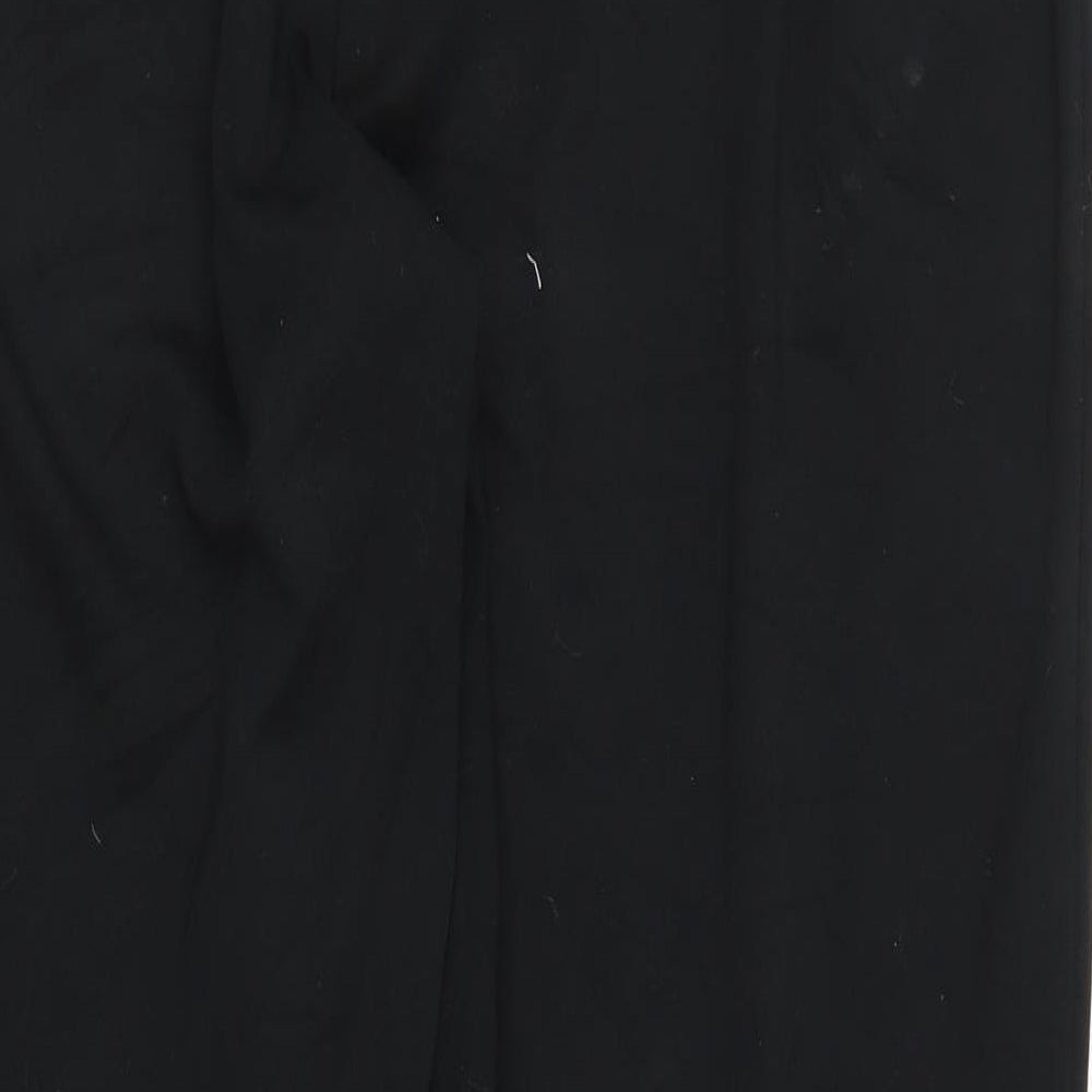 M&S Womens Black   Trousers  Size 18 L27 in