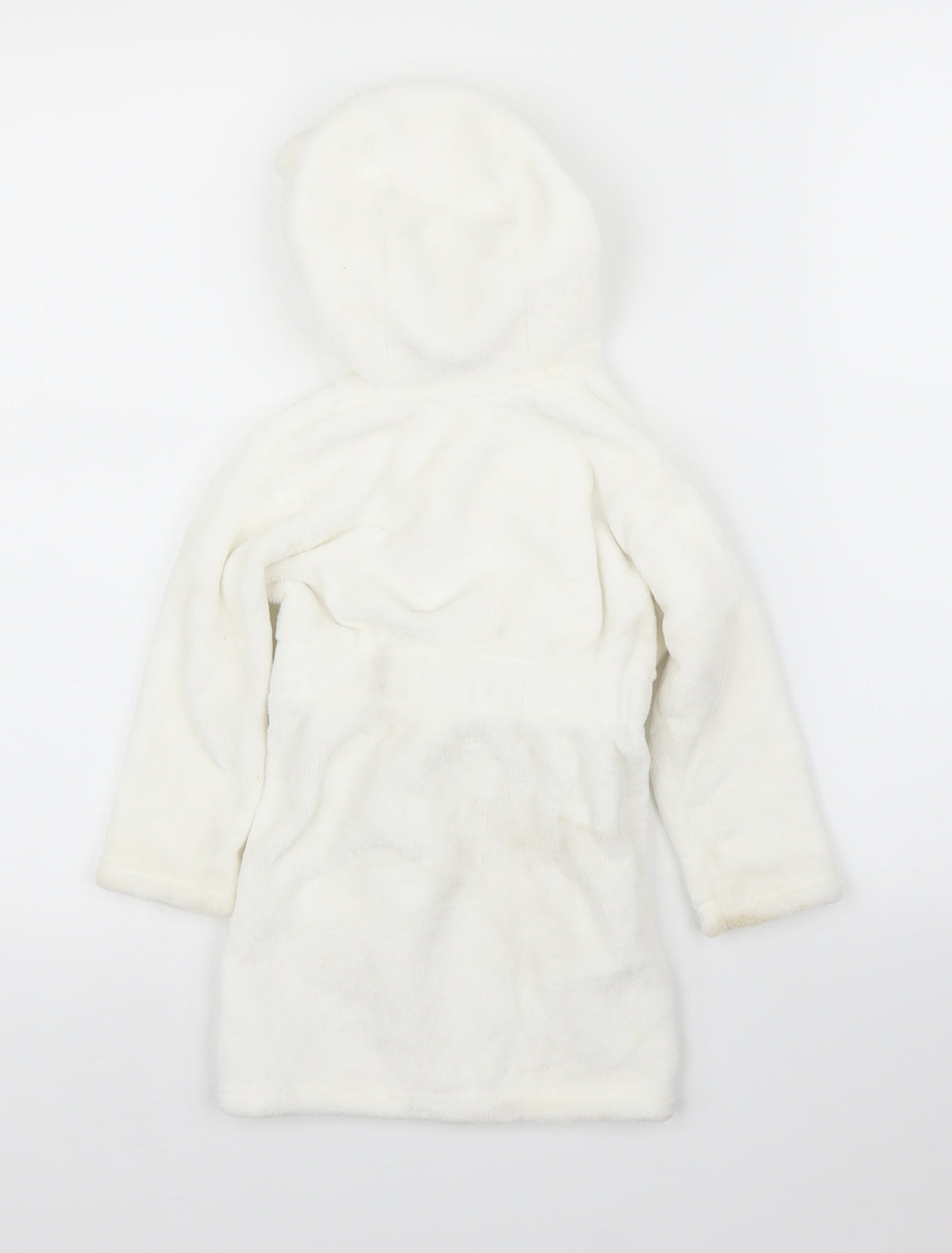 George Baby White Solid  Chemise Robe Size 12-18 Months  - Winnie The Pooh