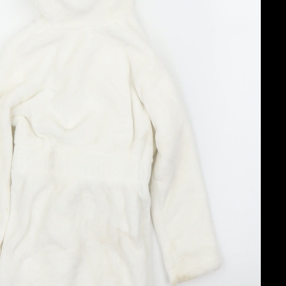 George Baby White Solid  Chemise Robe Size 12-18 Months  - Winnie The Pooh
