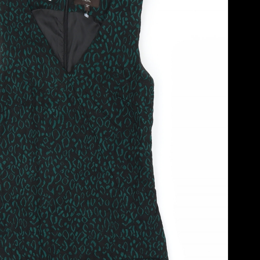 NEXT Womens Green   A-Line  Size 10  - Leopard print