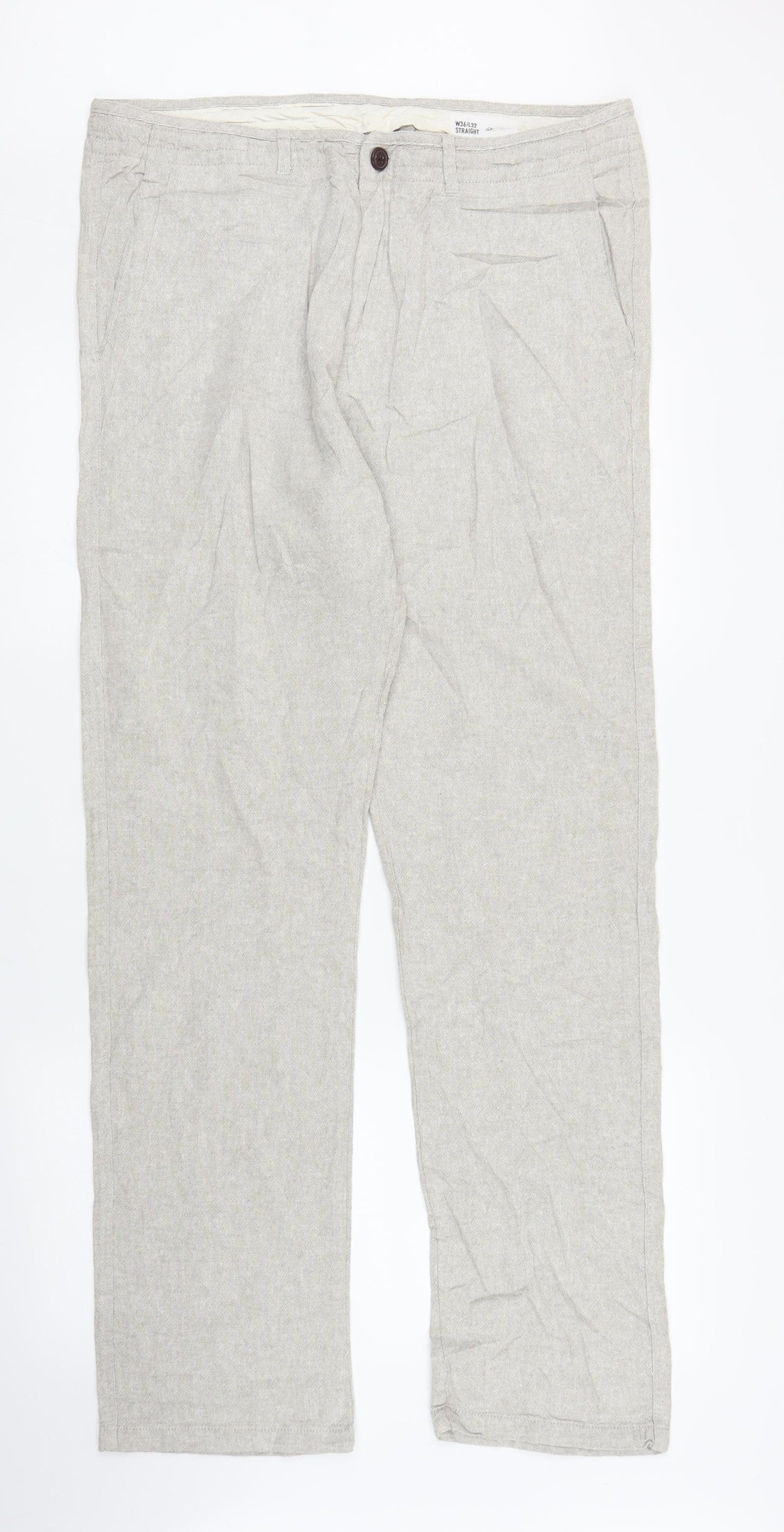 Primark Mens Beige   Carpenter Trousers Size 36 in L32 in