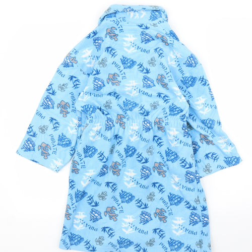 Primark Boys Blue Solid   Robe Size 5 Years