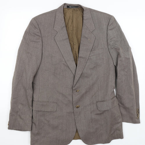 St Michael Mens Brown   Jacket Blazer Size M