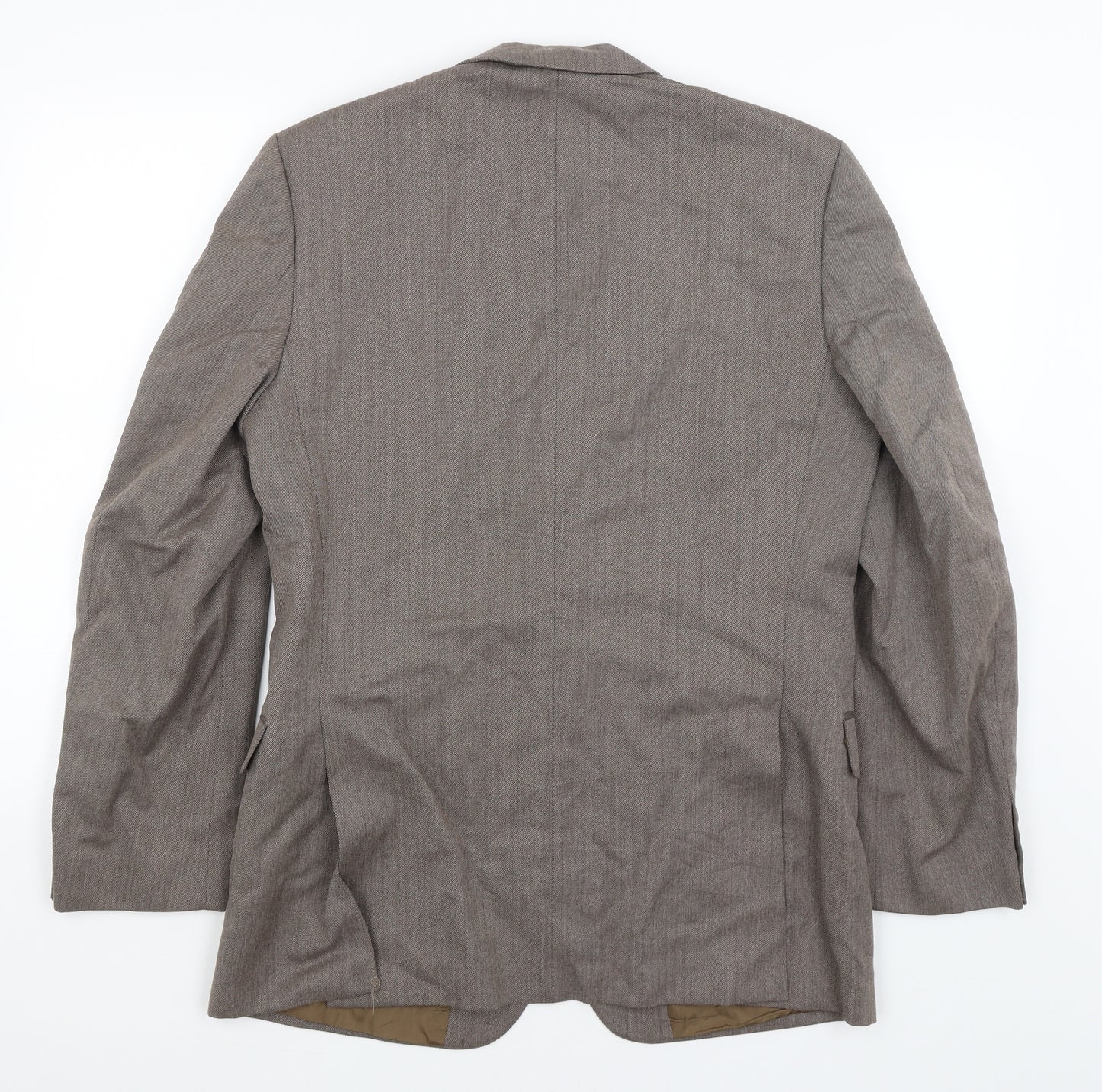 St Michael Mens Brown   Jacket Blazer Size M