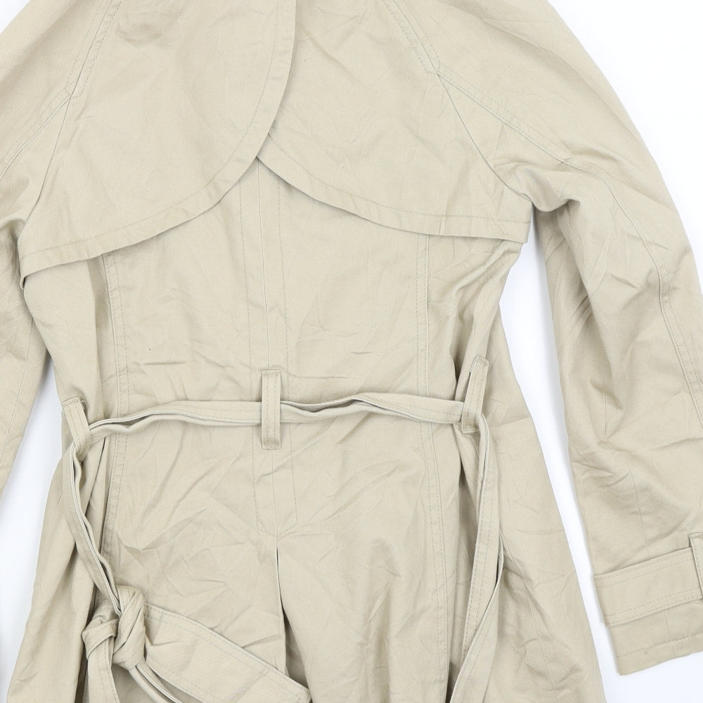 Monsoon Womens Beige   Overcoat Coat Size 12