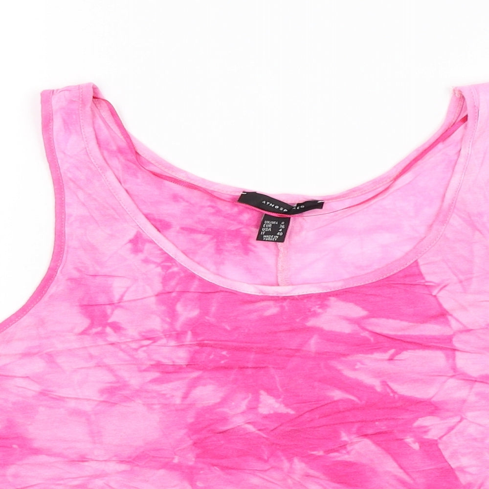 Atmosphere Womens Pink   Cropped Tank Size 8