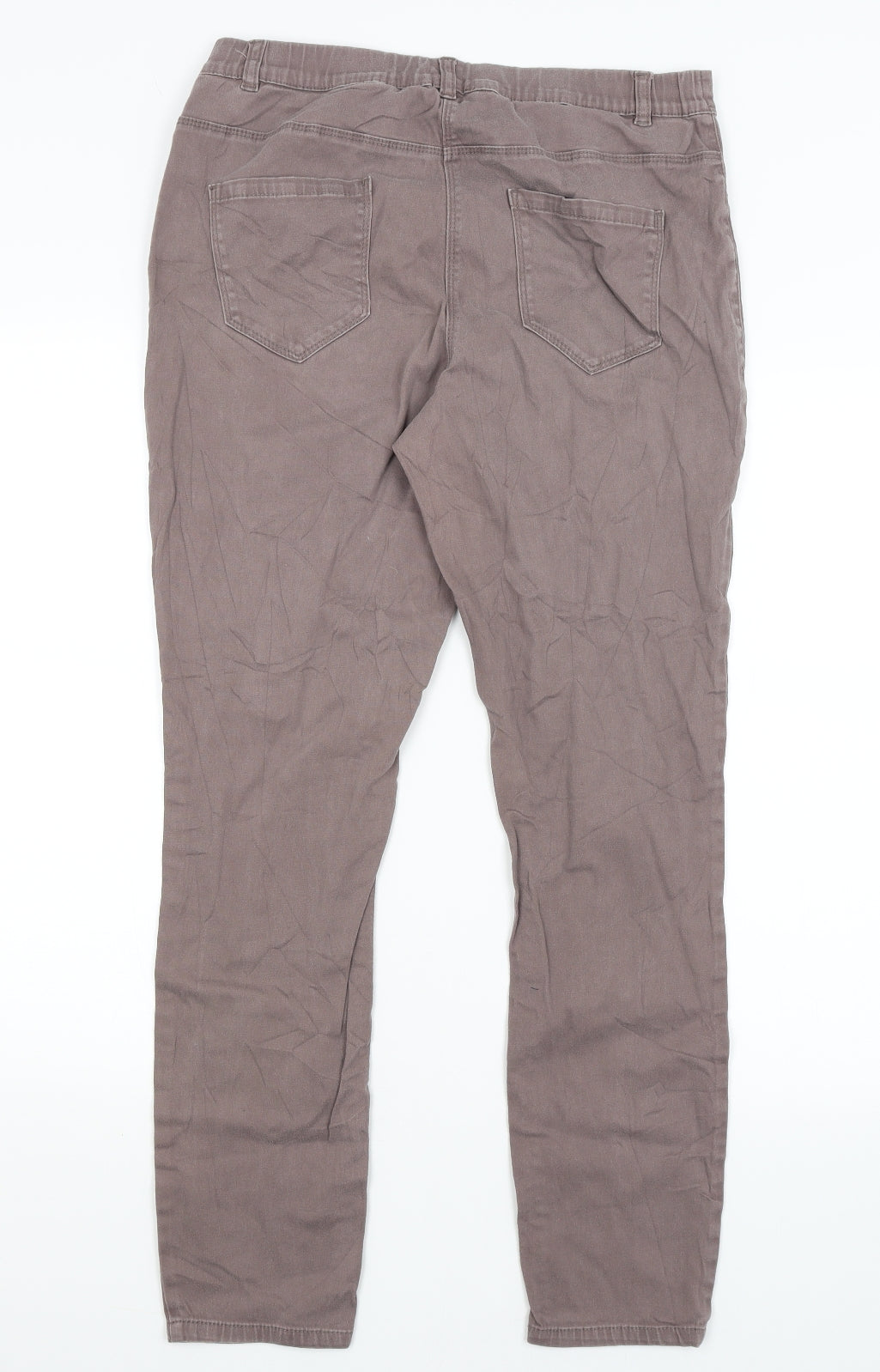 George Womens Purple   Chino Trousers Size 14 L28 in