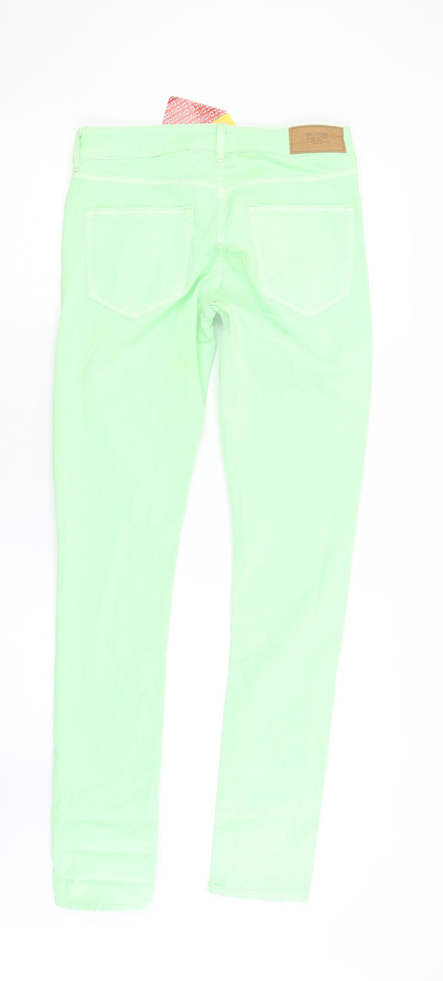 Divided Womens Green   Skinny Jeans Size 12 L32 in