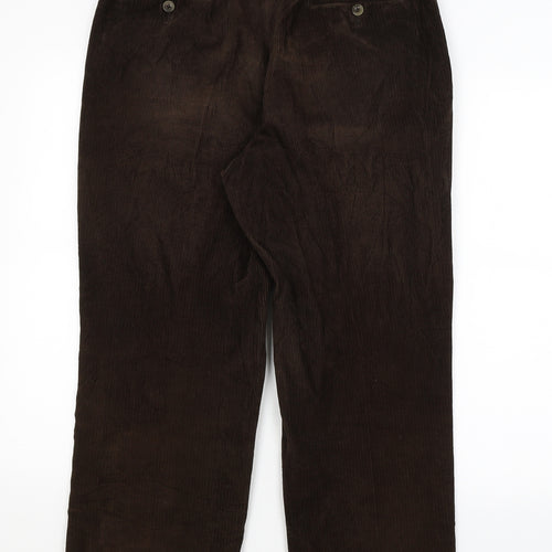 Maine Mens Brown   Trousers  Size 32 in L26 in