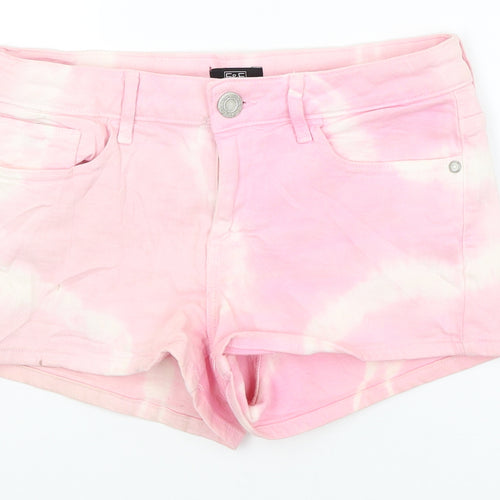 F&F Womens Pink   Hot Pants Shorts Size 8