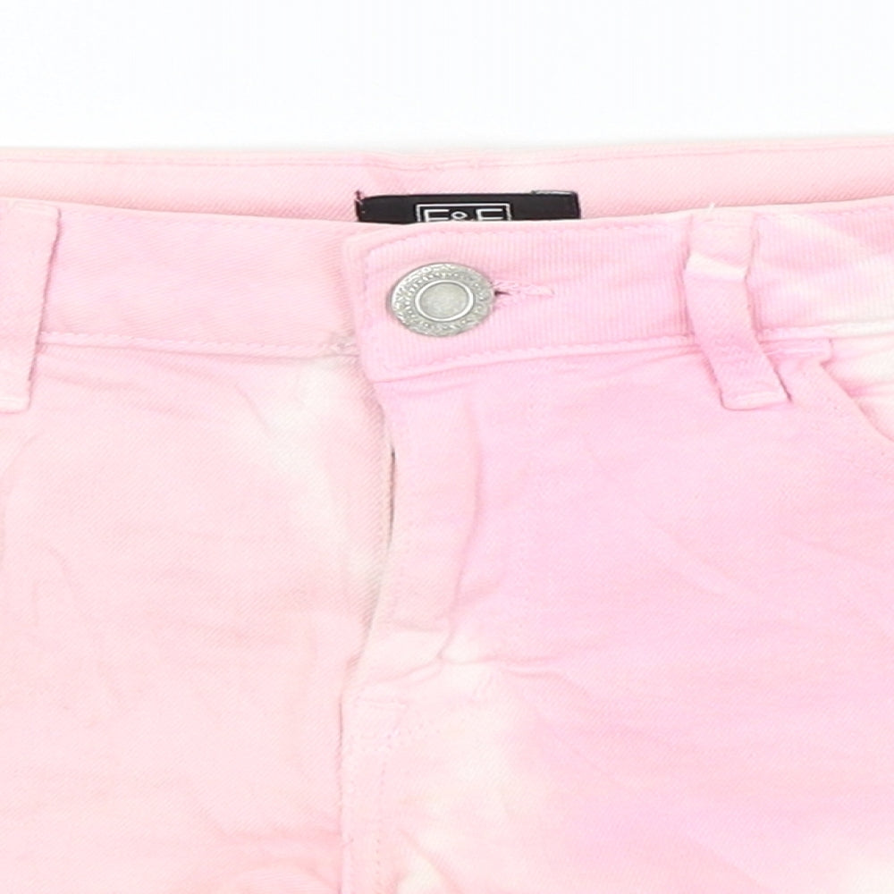 F&F Womens Pink   Hot Pants Shorts Size 8