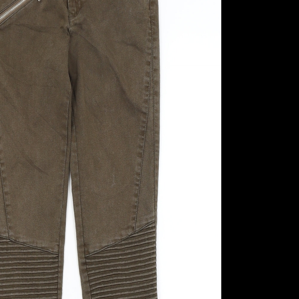 Zara Womens Brown   Skinny Jeans Size 10 L27 in
