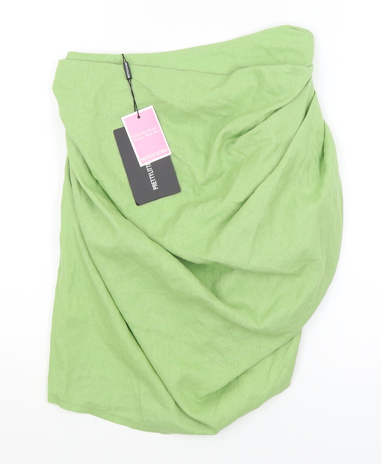 Pretty Little Thing Womens Green   Tulip Skirt Size 10