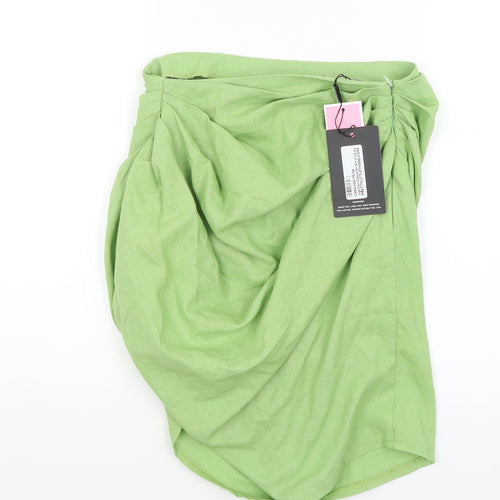 Pretty Little Thing Womens Green   Tulip Skirt Size 10