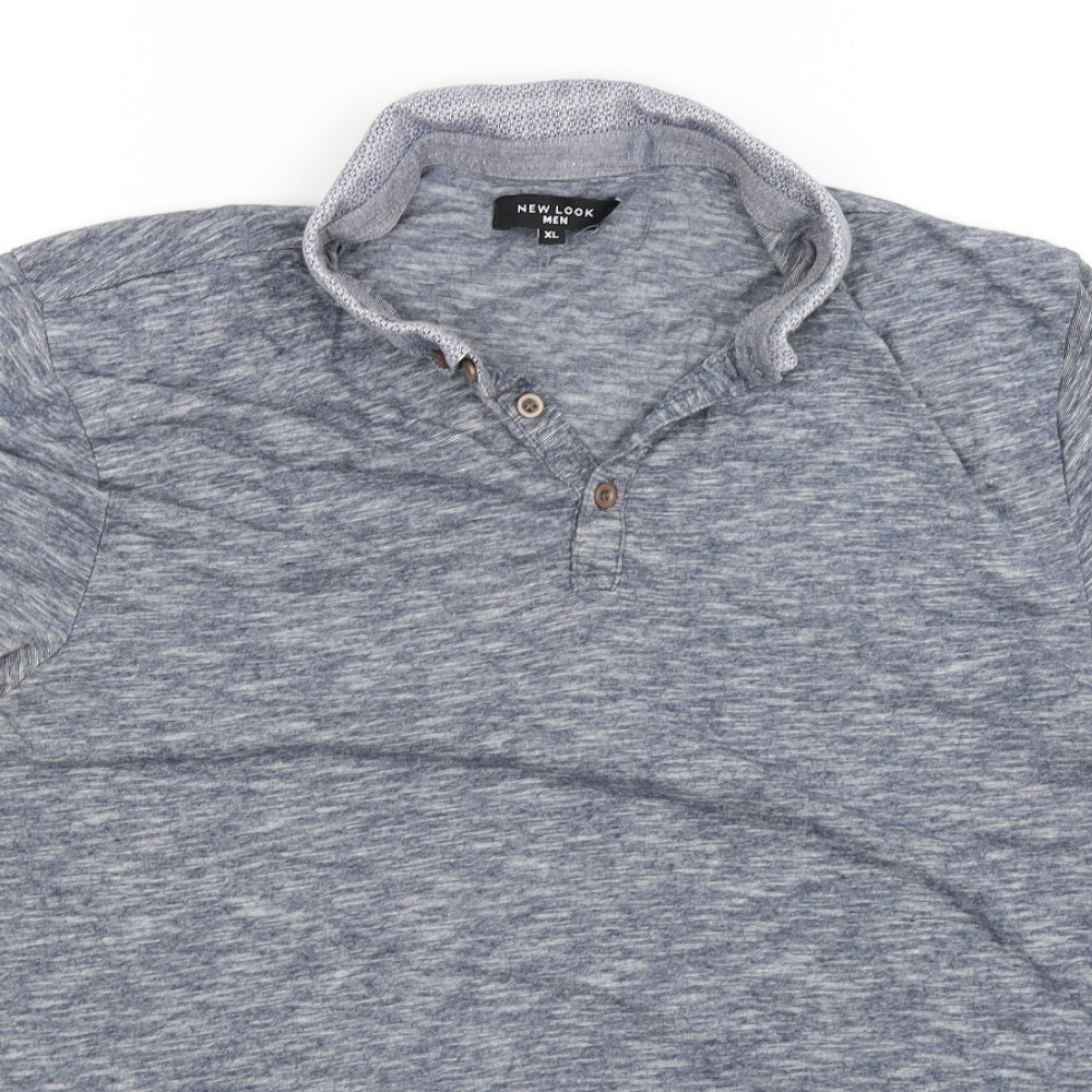 New Look Mens Blue    Polo Size XL