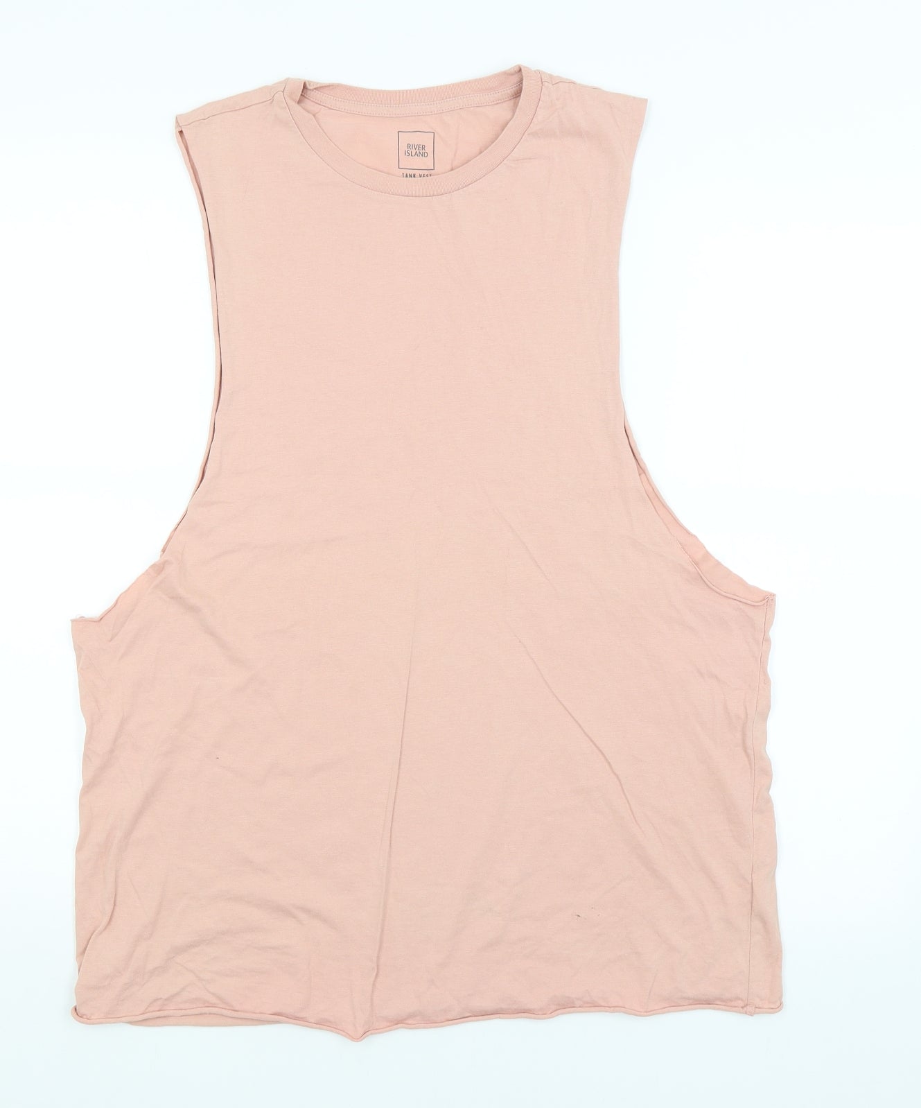 River Island Mens Pink    T-Shirt Size L