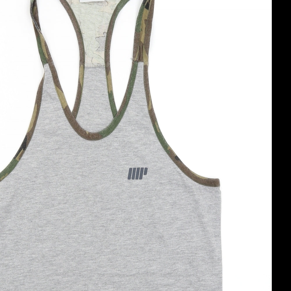 My Protein Mens Grey    T-Shirt Size XL