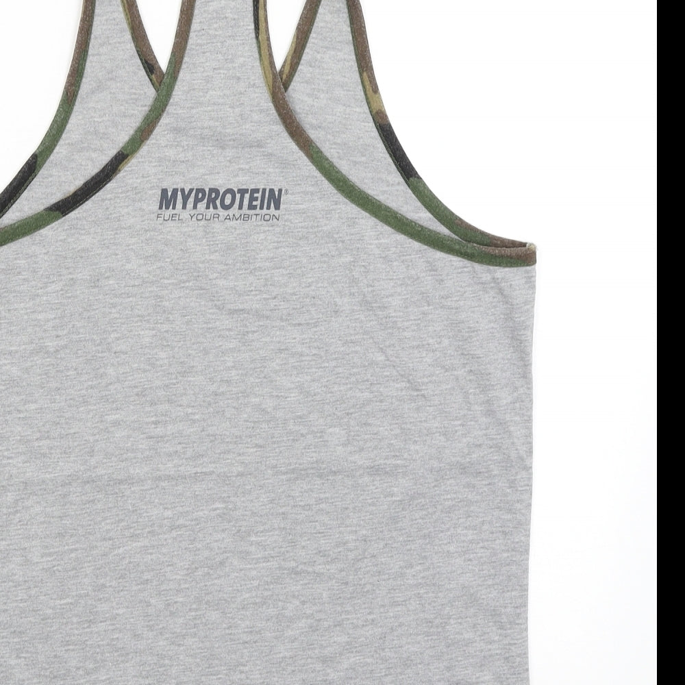 My Protein Mens Grey    T-Shirt Size XL