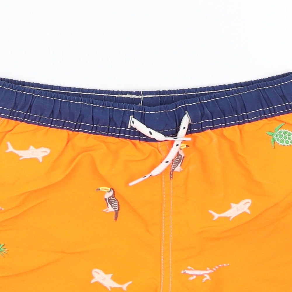 Mini Boden Boys Orange   Sweat Shorts Size 4-5 Years - Swim