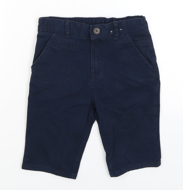 TU Boys Blue Chino Shorts Size 6 Years