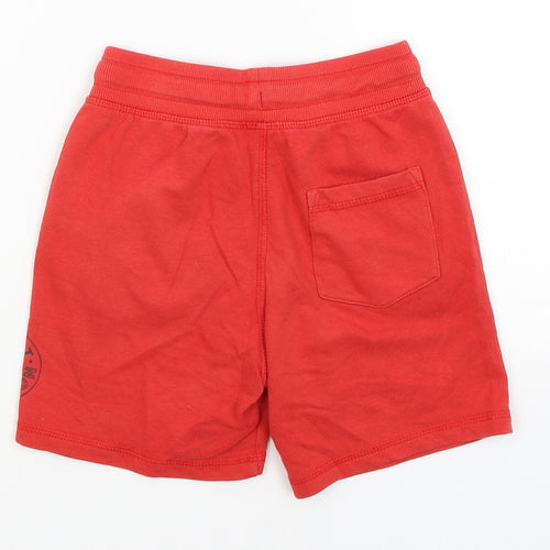 George Boys Red   Sweat Shorts Size 6-7 Years
